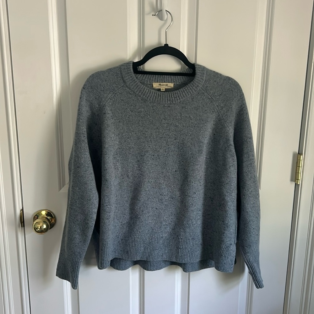 Madewell Blue Cashmere Sweater